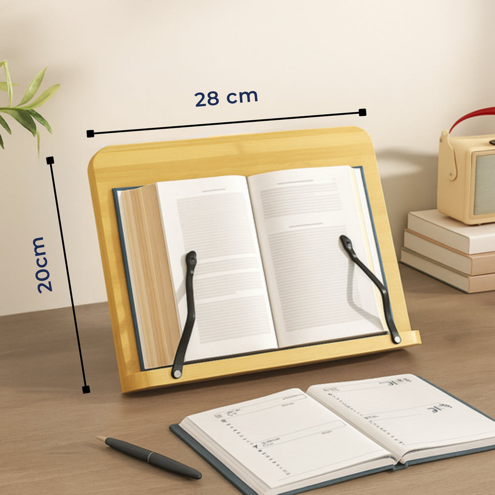 Foldable Adjustable – Wooden Stable Frame – Cookbooks Tablets and Hands-free Reading Kalsten