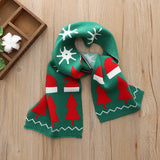 Adorable Kids' Christmas Knit Scarf - Cozy Winter Accessory for Children