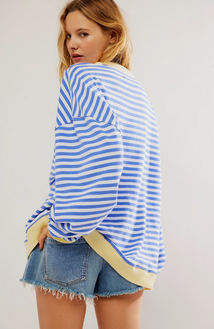 Amelia - Übergrößen Gestreifter Pullover für Damen | Bequemer und Stilvoller Strickpullover