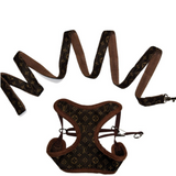 Dog Harness & Leash Set – Soft Breathable No-Pull Chest Ring, Adjustable & XS-XL Sizes