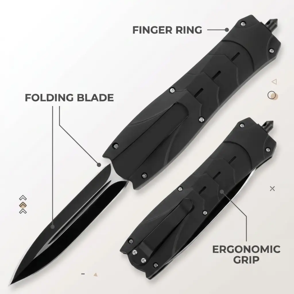 Premium Ergonomic EDC Multitool Self Defense Knife | Bowlift