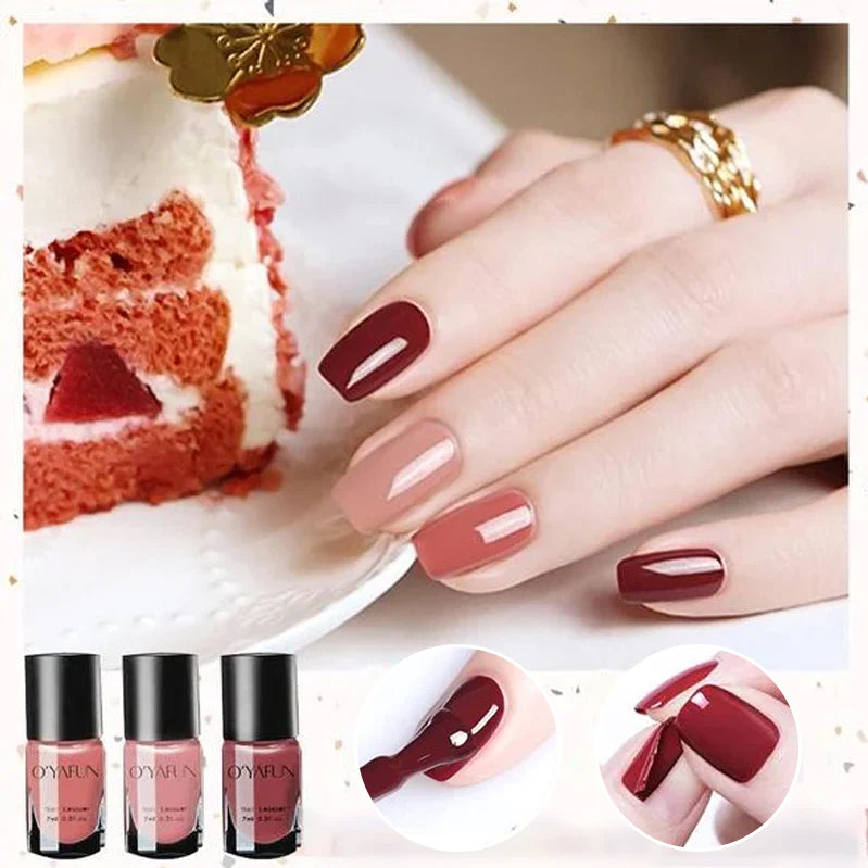 Peel-Off Nail Polish – Water-Based Formula, 9 ml & 17 Shades