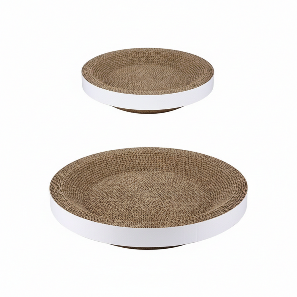 Cat Scratcher Round Cardboard Scratching Bed Lounge