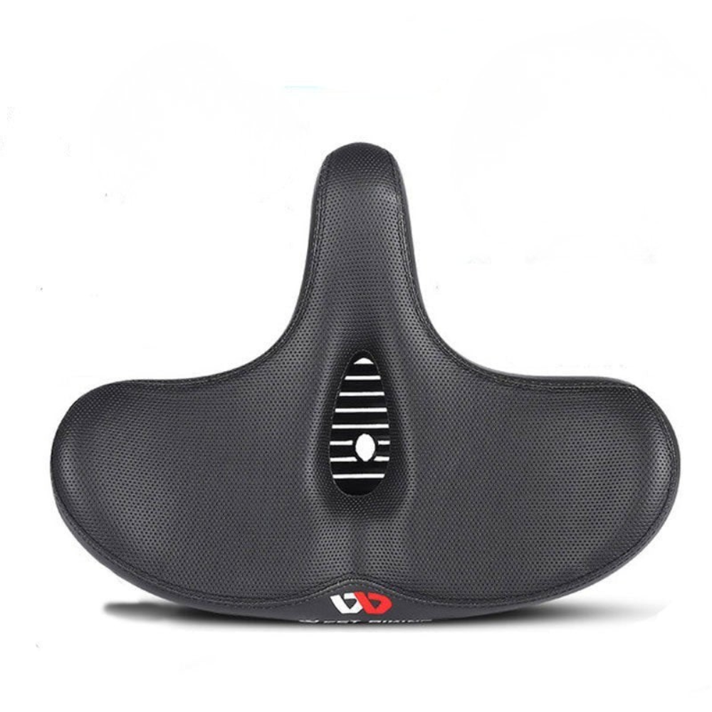 Extra Wide Bike Saddle – Ergonomic, Breathable & Shock-Absorbing, Universal Fit