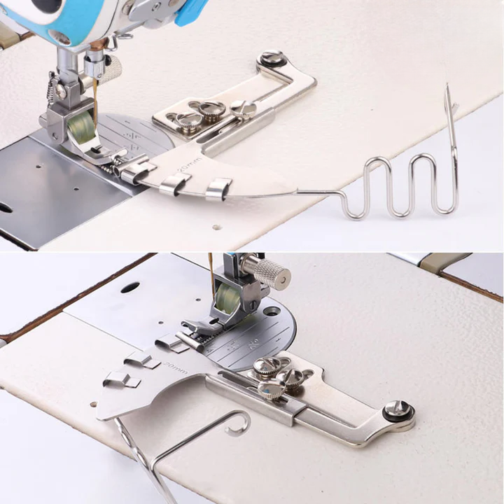 Optimized Product Title: "Doppelfalt Einfassband Aufsatz – Präzise Kantenverarbeitung für perfekte Nähte" 

This title includes relevant keywords while maintaining clarity and appeal for potential buyers.