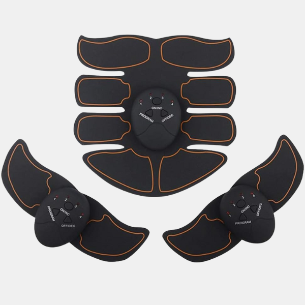 EMS Abdominal Muscle Trainer – 6 Training Modes, 10 Intensity Levels & USB Rechargeable