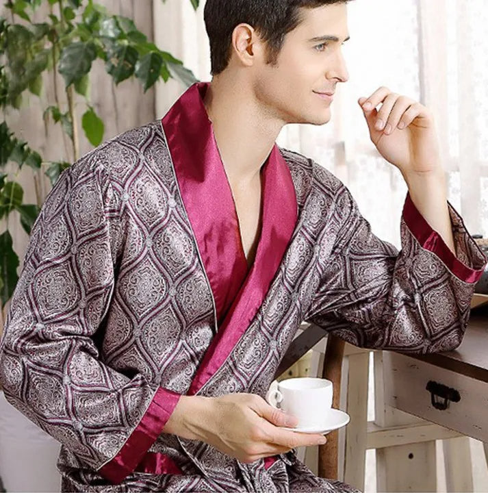 Satin Deluxe Robe – Trendy Satin Bathrobe