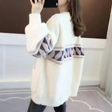 Fall Magic Plus-Size Cozy Knitted Sweater - Perfect for Autumn Comfort