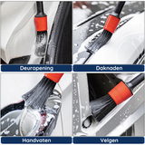 7-teiliges Auto-Detailing Pinsel-Set – Präzise Reinigung für jeden Winkel – Ideal für Innen- und Außenbereich