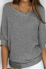 Batwing Sleeve Women's Sweater with Loose Fit – Mira - 6