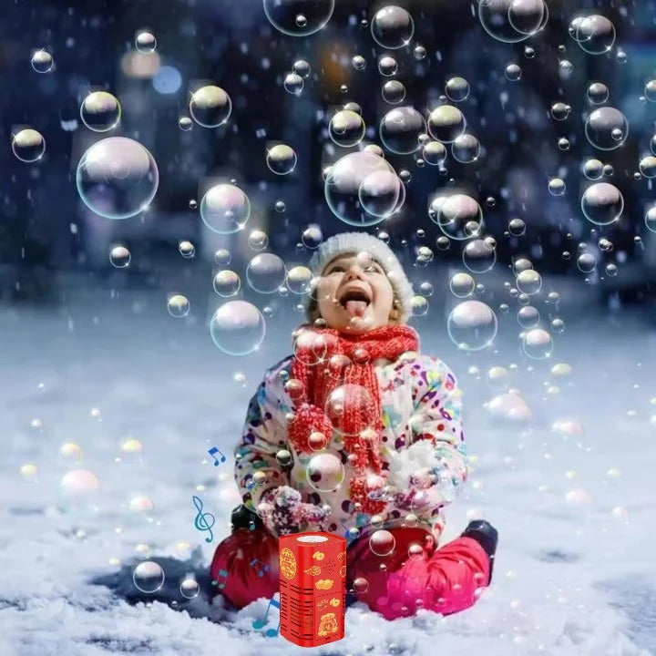 Bubble Machine with Light & Music – 6000/Min, LED & Festive Design