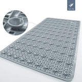 Non-Slip Bathtub Mat with Suction Cups – Quick Drying Non Skid Bath Mat for Safety, Ideal Non Slip Shower Mat for Elderly