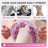 Enhanced Product Title: Ergonomic Leg Massage Roller with Stimulating Nodules for Deep Tissue Relief and Relaxation