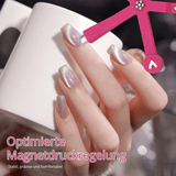 Magnetic Nail Art Tool – Cat-Eye & Galaxy Effects, 8 Patterns & Silicone Body
