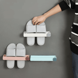 No-Drill Wall Shoe Holder – Adhesive Mount, PP Plastic & 4 Colors