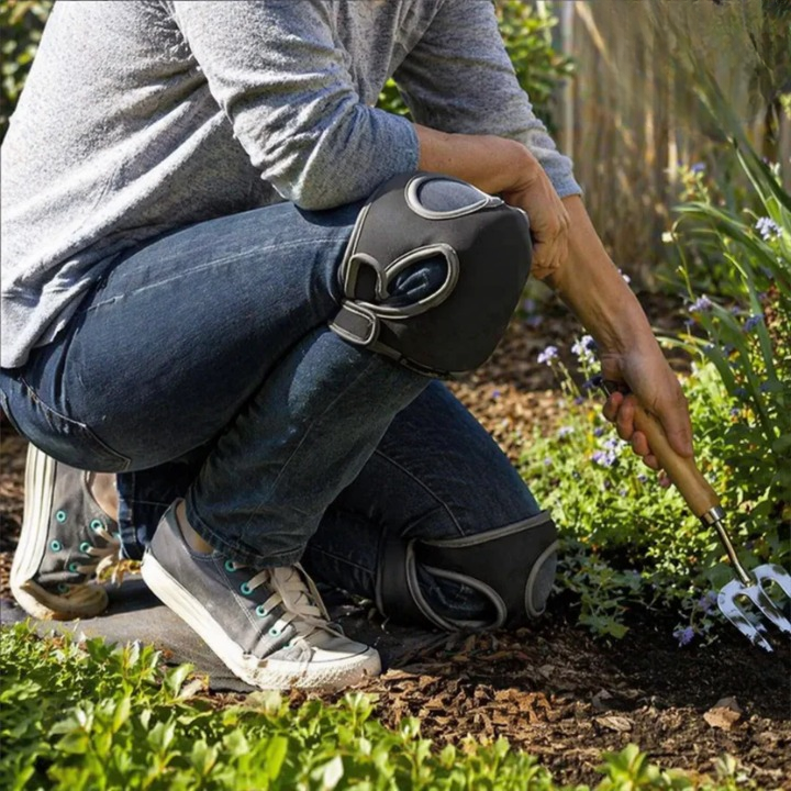 Verstellbare gepolsterte Knieschoner für Gartenarbeit – Komfortable Kniepolster für optimale Unterstützung