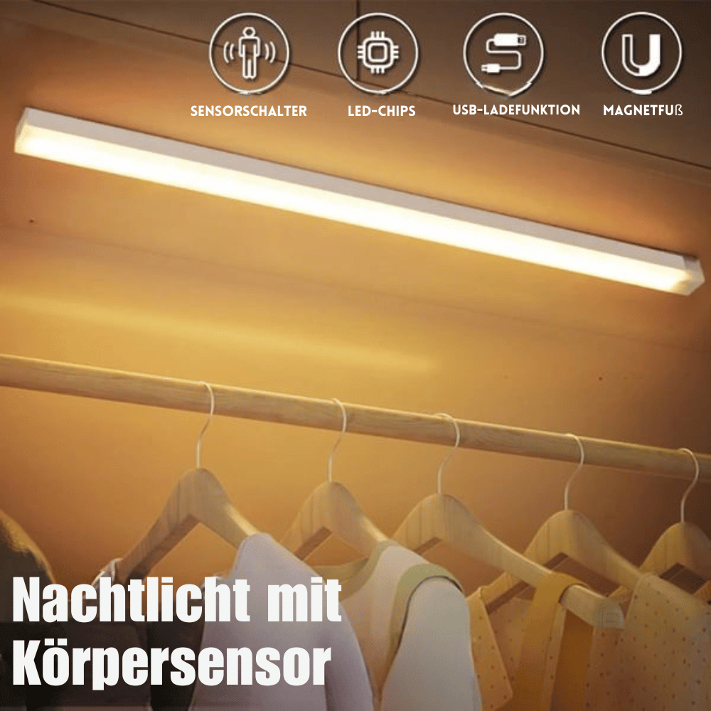 Optimized Product Title: "LED Bewegungsmelder Sensorlicht mit Magnetbefestigung – Energiesparendes Nachtlicht für Innen- und Außenbereich" 

This title includes relevant keywords, highlights key features, and specifies the use case, making it more appeali
