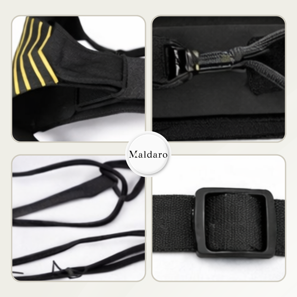 Kids Soccer Trainer Belt – Auto Ball Return, Adjustable Waist Strap & Neoprene