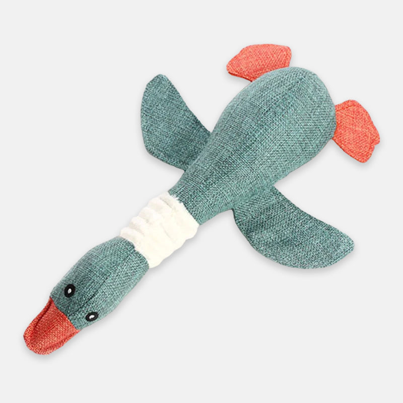 Durable Squeaky Duck Dog Toy – Chew-Resistant, Dental Cleaning & All Breeds