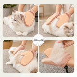 Pet Grooming Gloves for Dogs & Cats – Soft Rubber Bristles, Hair Removal & Massage