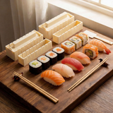 Optimized Product Title: "Sushi Rolling Kit - Perfectly Shaped Sushi Rolls Without the Need for Rolling Technique" 

This title includes relevant keywords for better visibility on Google Shopping while clearly conveying the product's benefits.
