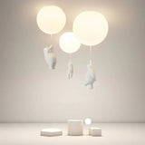 Kids' Ceiling Lamp with Bear and Balloon - CloudBear