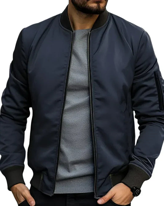 To enhance and optimize the product title for Google Shopping, it's important to include relevant keywords, specify the type of product, and add details that may attract potential buyers. Here's an optimized version:

**Men's Casual Bomber Jacket - Lightw