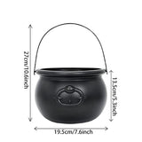 Witch Cauldron Halloween Candy Bowl