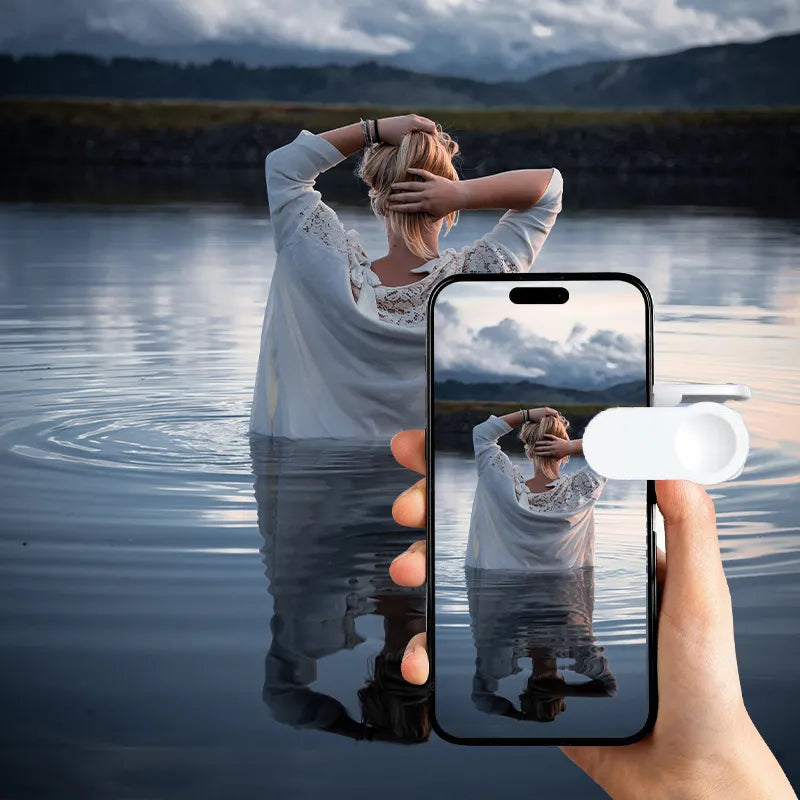 Smartphone Reflection Mirror Clip – Symmetry Photos, Universal Fit & 2 Colors