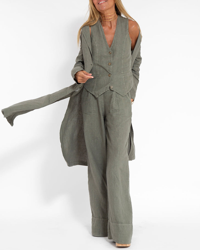 Alma linen 2-piece set