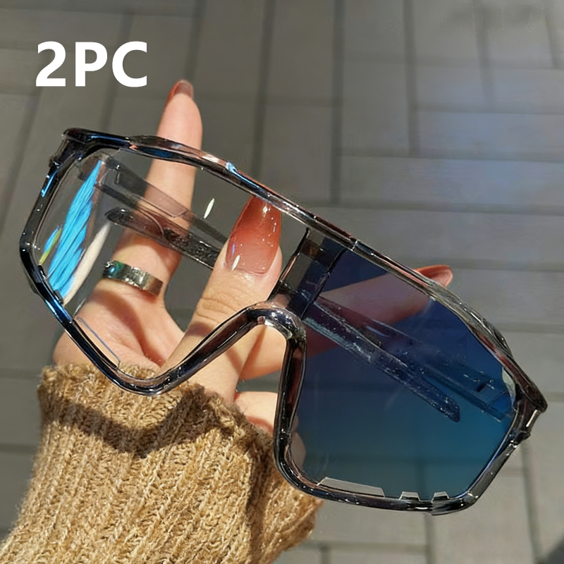 Unisex Sport Sunglasses – Photochromic Lenses, Rimless Design & Polycarbonate Frame