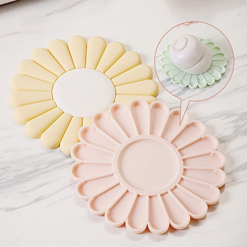 Daisy Silicone Trivet – Heat-Resistant to 230°C, Non-Slip & 25cm 2-Pack