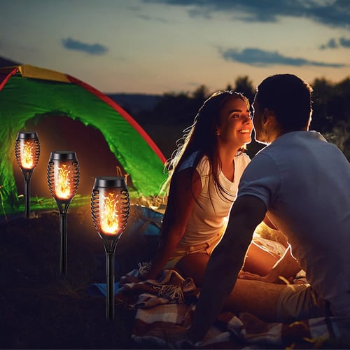 Solar Garden Torch Light – Flickering Flame Effect, IP65 & Dusk-to-Dawn