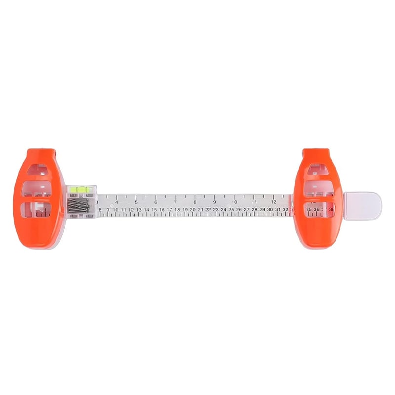 Picture Frame Hanging Level – Built-In Bubble Level & Marking Pins, ABS 48cm