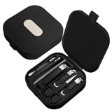 Stainless Steel Manicure Set – 6 Tools, 0.02mm Blade & Travel Case