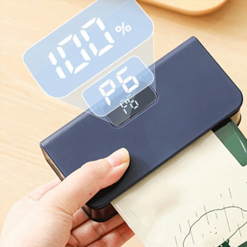 Electric Bag Sealer – Rechargeable, LCD Battery Display & USB Charging