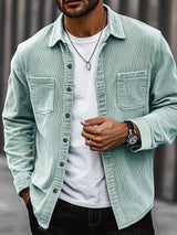 Johan™ Men's Corduroy Shirt Jacket - Stylish & Versatile Outerwear for Every Season