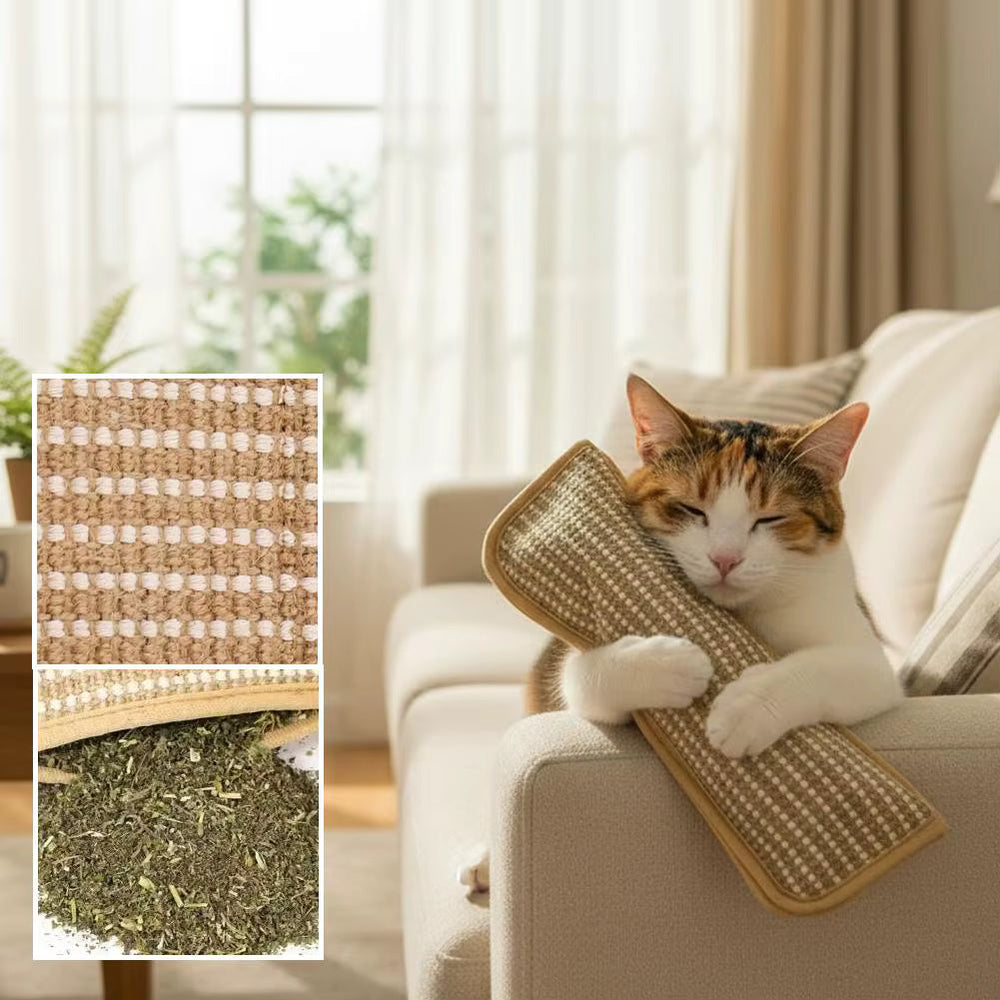 Sisal Catnip Cat Toy – Natural Fiber, Teeth Cleaning & Bite-Resistant