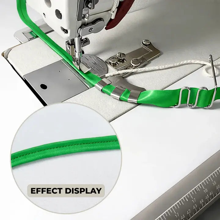Industrial Sewing Machine Double Fold Binder Tape Folder - Adjustable 20-36 mm Width