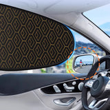 Car Sunshade Set – UV Protection, Static Cling & 4-Piece Universal Fit