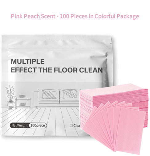 Water-Soluble Floor Cleaning Sheets – 100-Pack, Enzyme Formula, 5 Scents