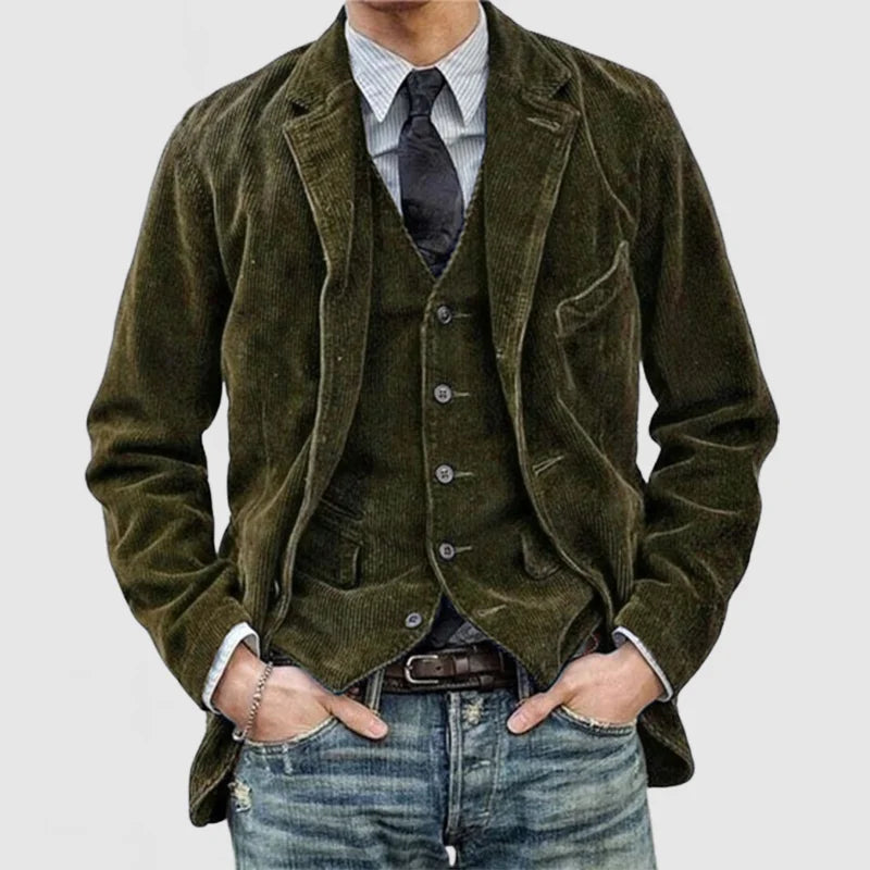 Alexander – Vintage Men's Blazer and Vest Set