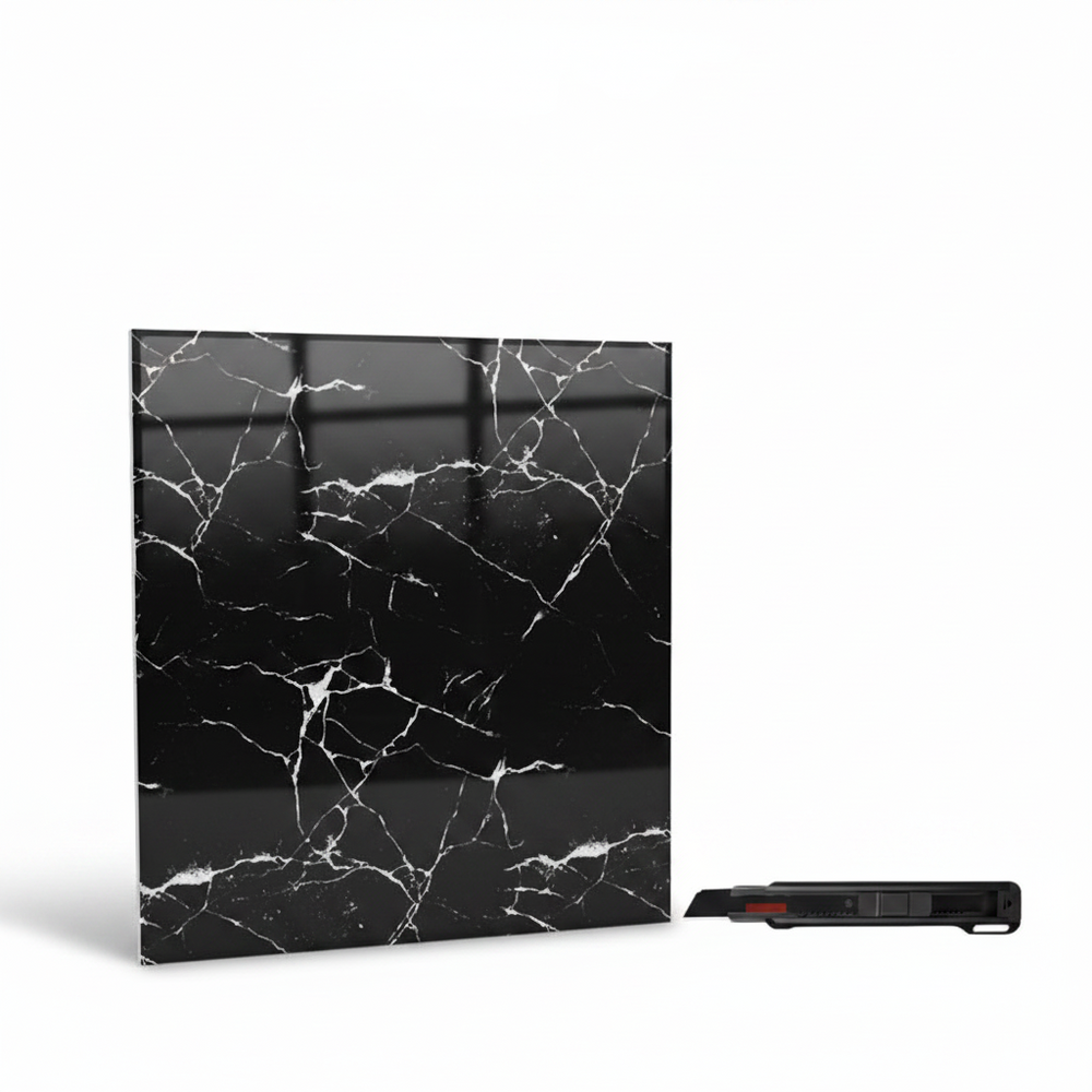 Self-Adhesive Vinyl Floor Tiles – Waterproof, 30×30 cm & 4-Pack Peel-and-Stick