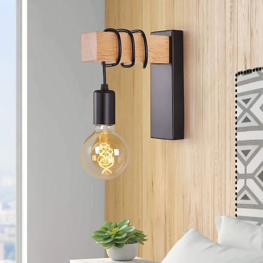 Wall Sconce – Industrial Design, E27 Base & Polished Metal Finish