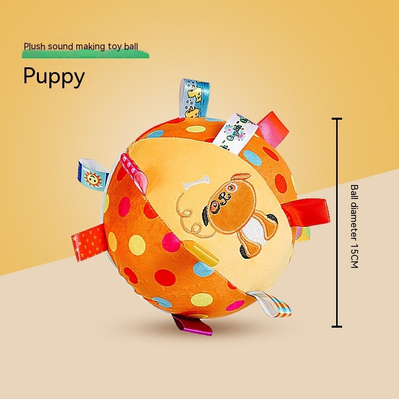 Inflatable Dog Football Toy – PU, Waterproof, 15 & 19cm with Grab Straps