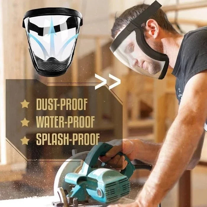 Polycarbonate Face Shield with Anti-Fog Coating