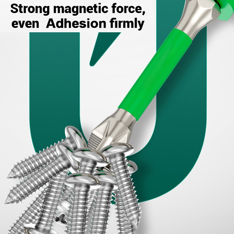 Magnetic Screwdriver Bit Set – S2 Alloy Steel, Anti-Slip Phillips Tip & 65/90/110mm Lengths