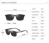 Men's Polarized Sunglasses – 100% UV Protection, Anti-Glare Lenses & TRP90 Frame