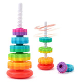 Spiral Tower Stacking Toy – Color Learning, Fine Motor Skills & Ages 1–5