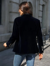 Enhanced Product Title: Julissa™ Elegant Velvet Blazer for Women - Stylish & Sophisticated Outerwear

This optimized title includes relevant keywords while maintaining clarity and appeal for potential buyers.